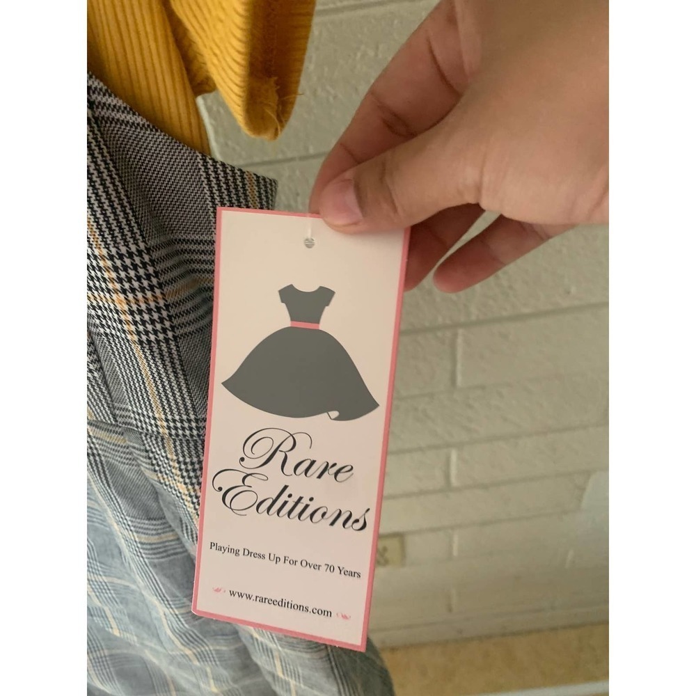 Rare edition girls plaid jumper dress - Picture 8 of 13